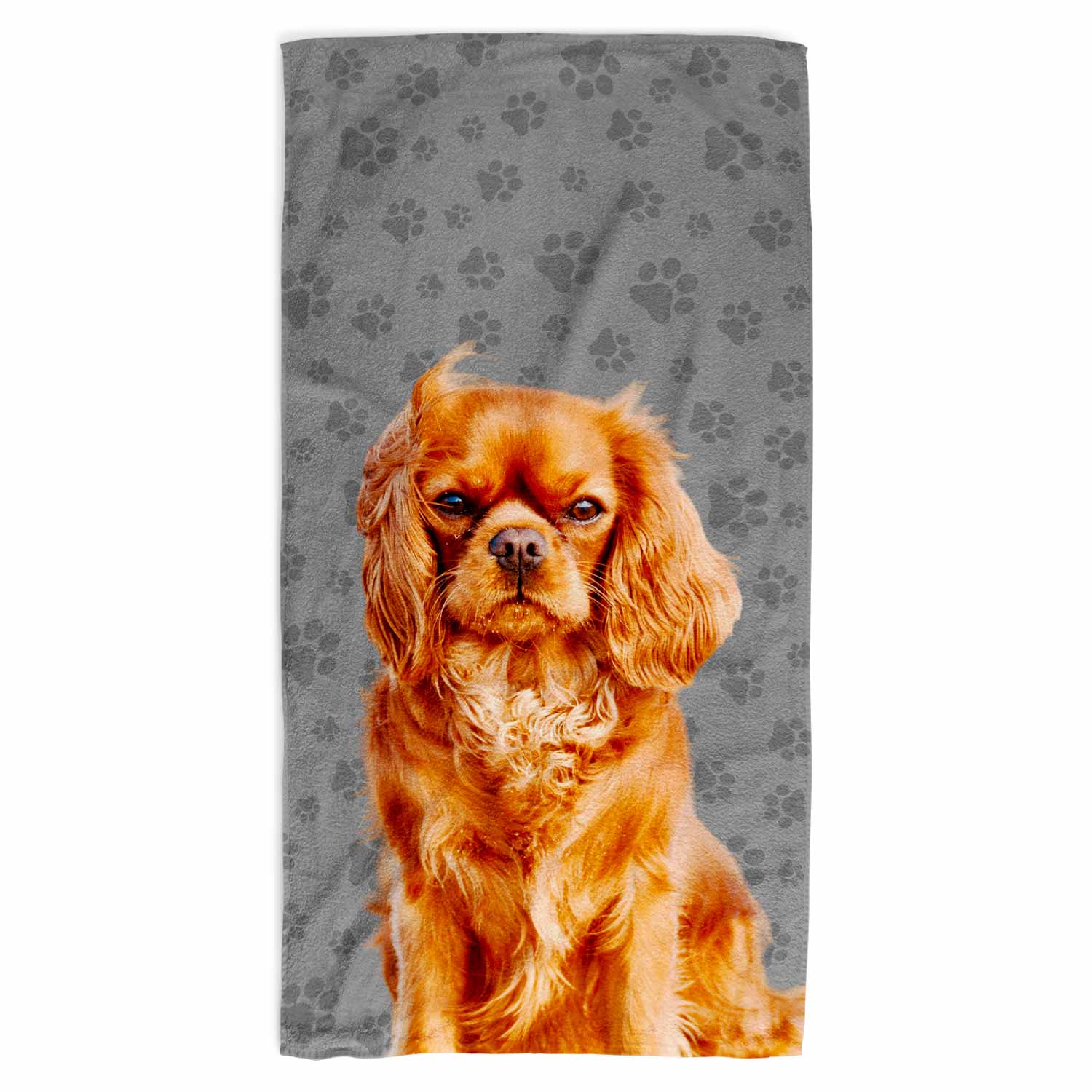 Your Dog Paw Prints Beach Towel