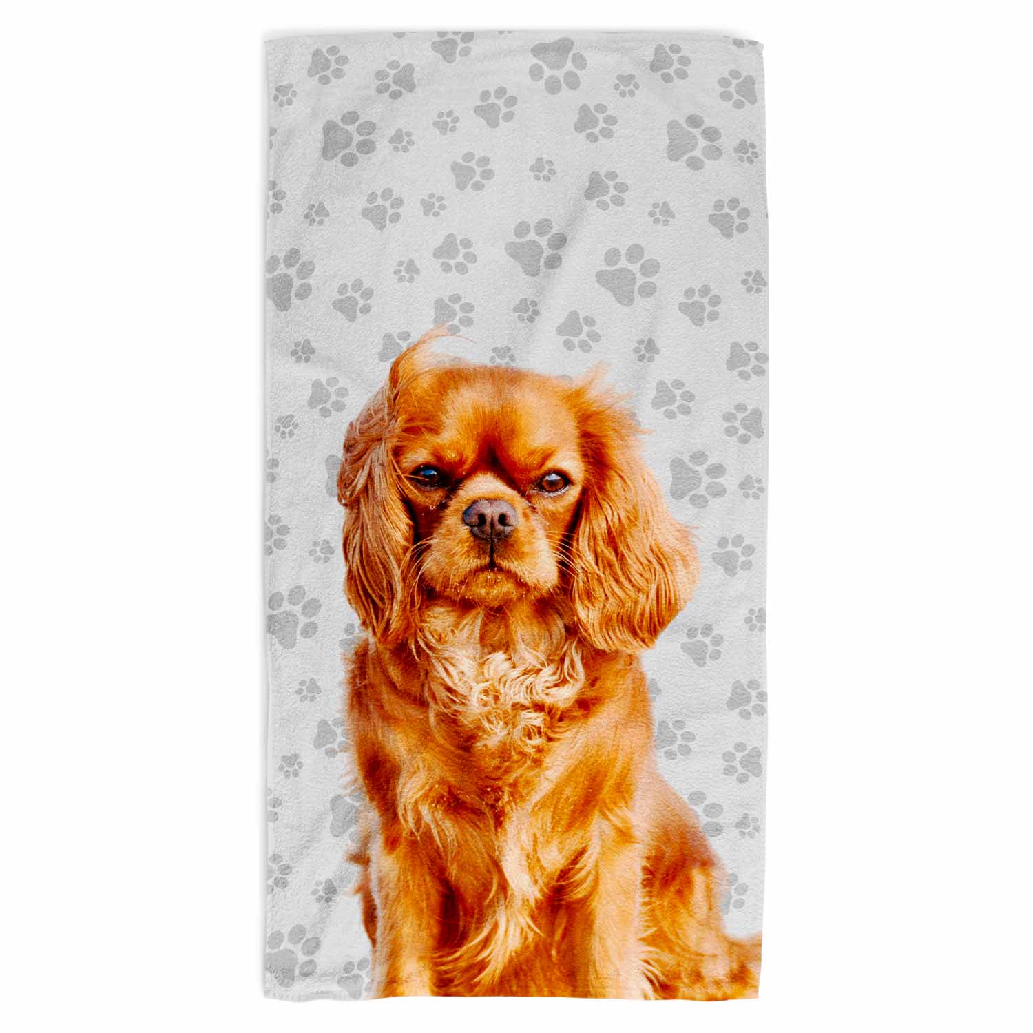 Your Dog Paw Prints Beach Towel