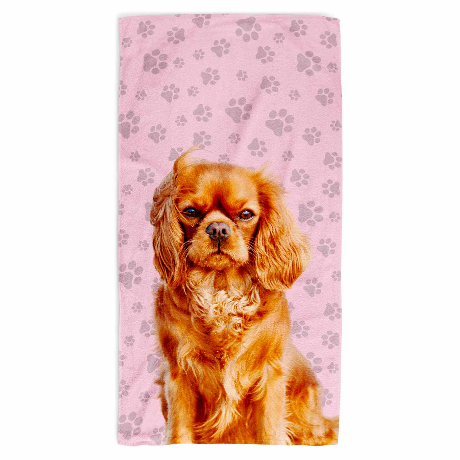 Your Dog Paw Prints Beach Towel