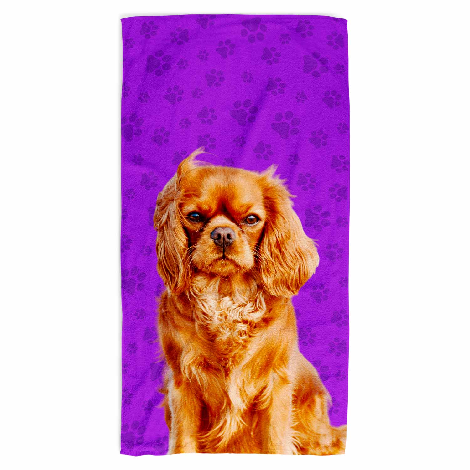 Your Dog Paw Prints Beach Towel