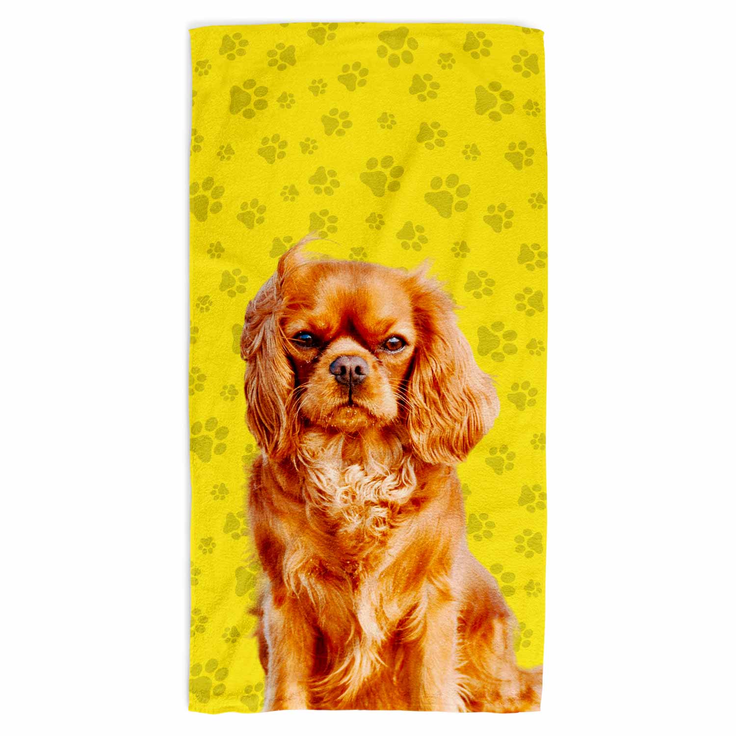 Your Dog Paw Prints Beach Towel