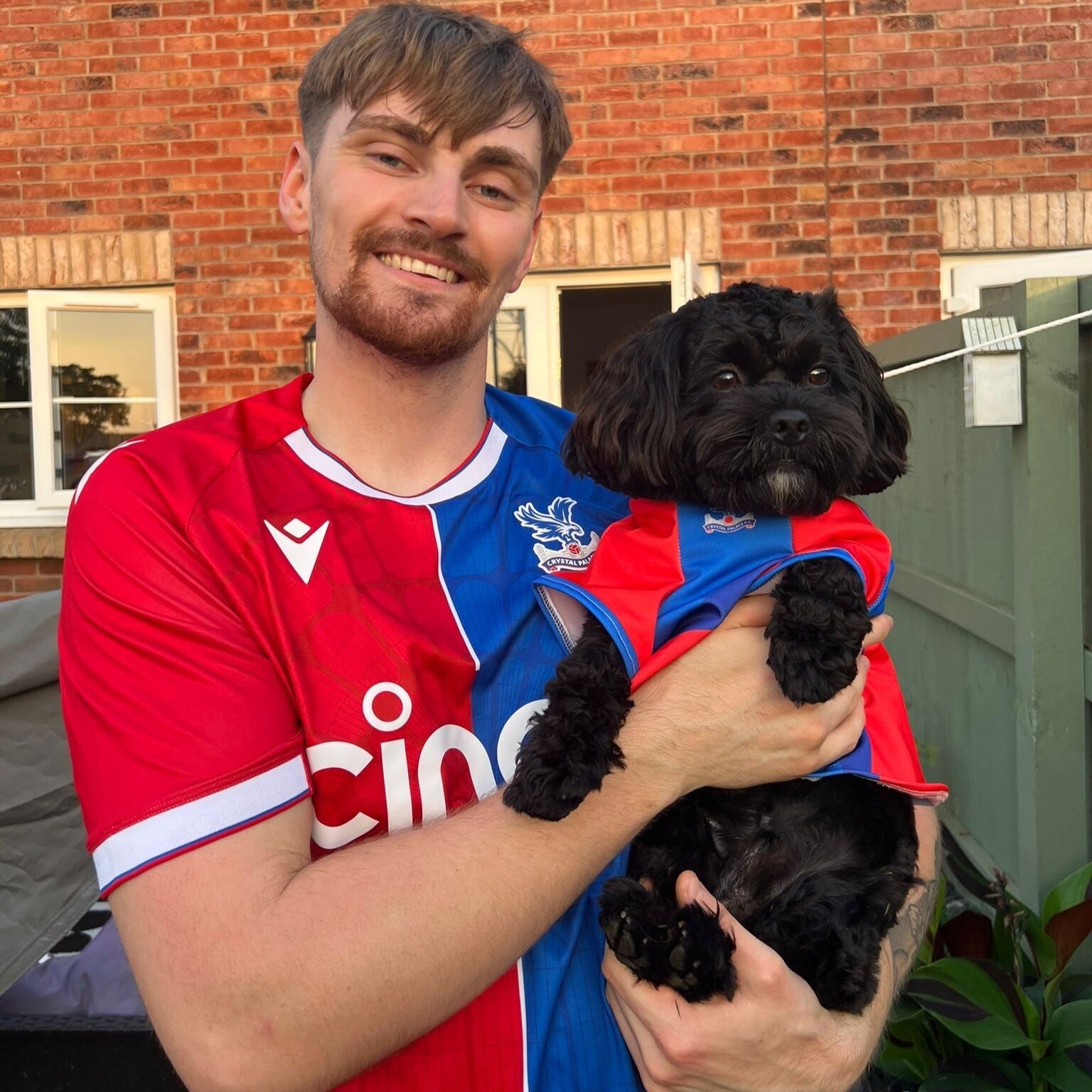 Crystal Palace Personalised Dog Shirt