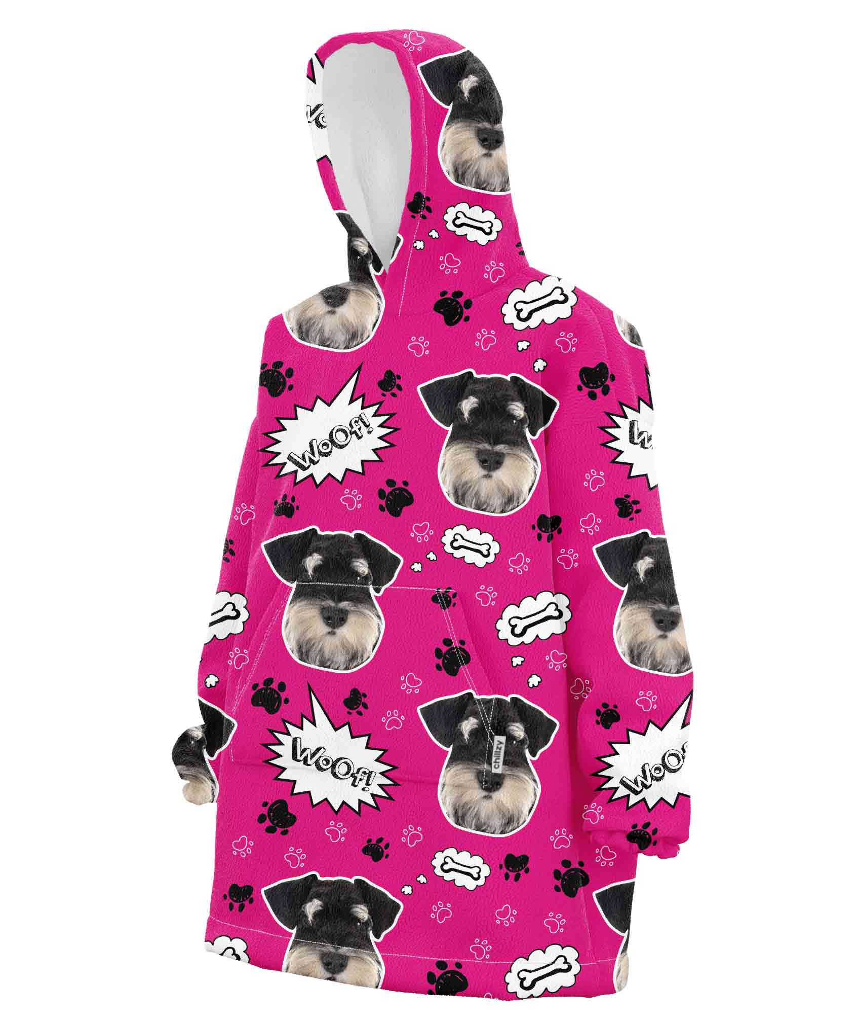 Custom Dog Hoodie Blanket Personalised Dog Blanket Hoodie