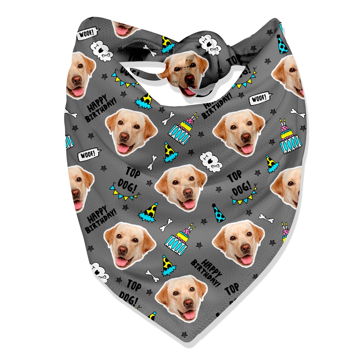 Personalised dog 2025 birthday bandana