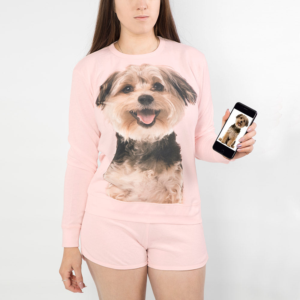 Personalised dog face online pyjamas