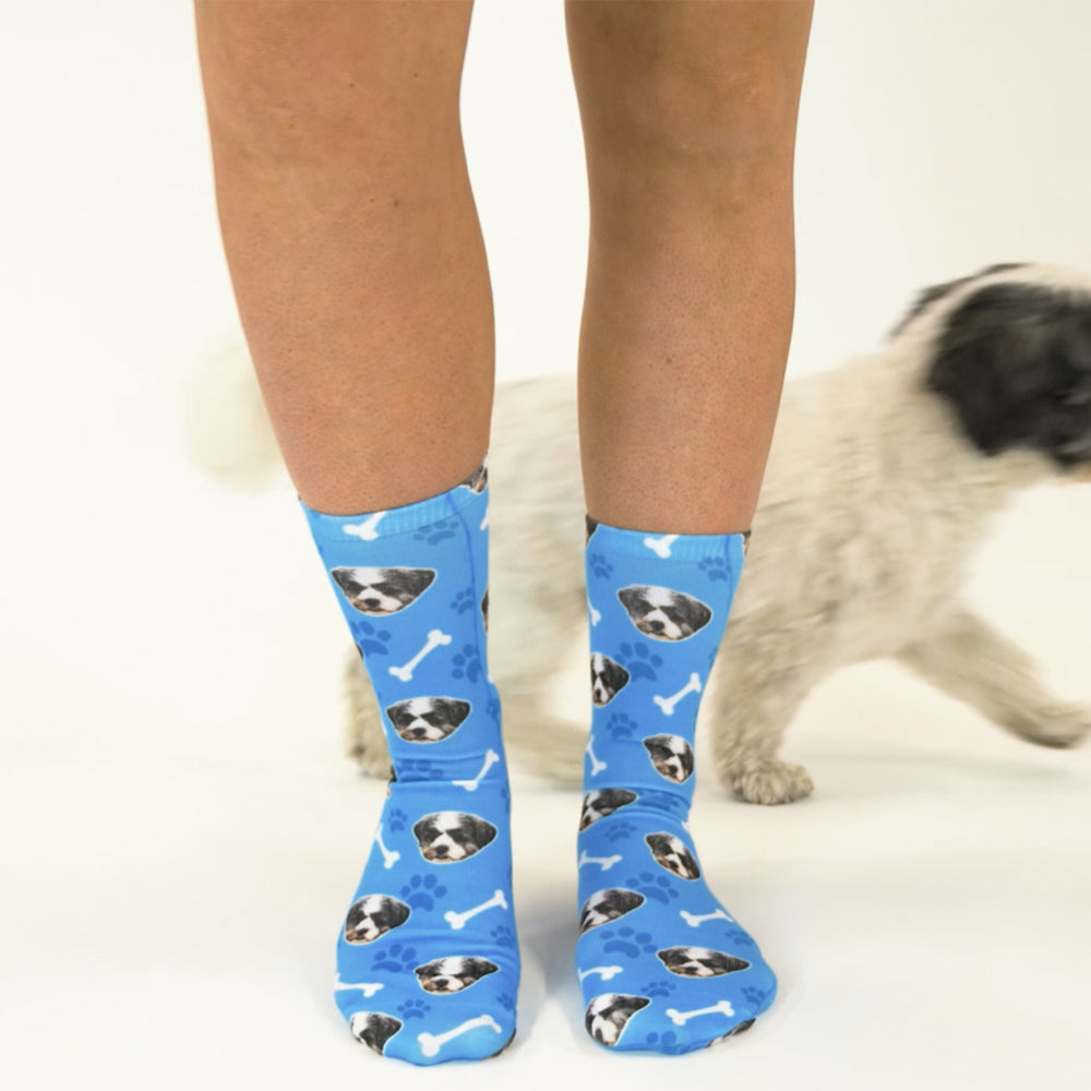 Personalised Dog Socks Custom Dog Photo Socks